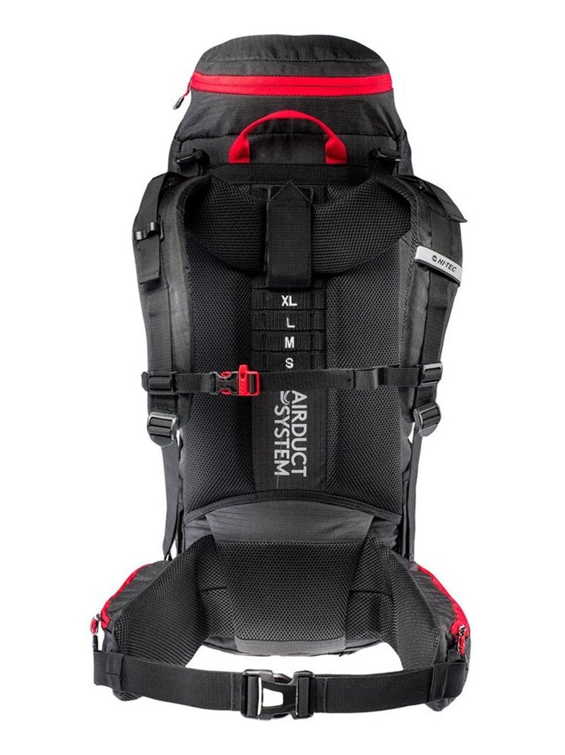 Hi-Tec - Sac à dos de randonnée STONE Noir Rouge - Kiabi