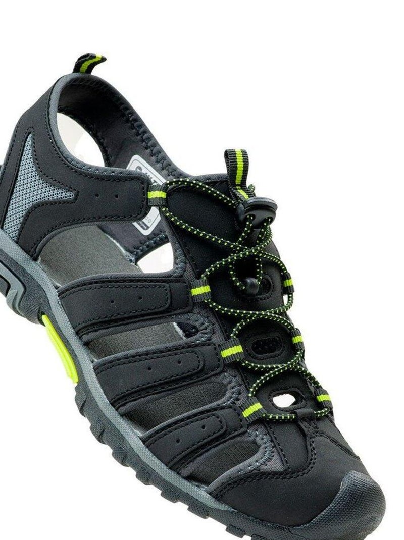 Hi-Tec - Sandales ERÇaIO Noir Vert - Kiabi