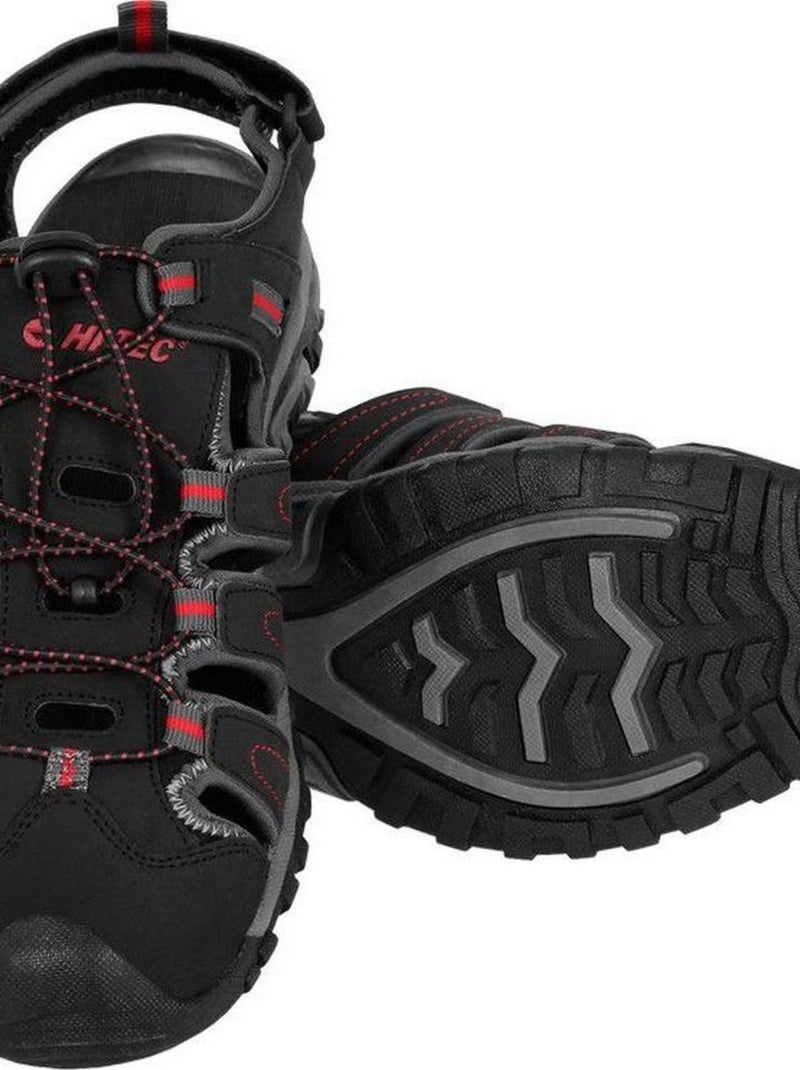 Hi-Tec - Sandales motif/style logo TIORE Noir Gris Gris - Kiabi