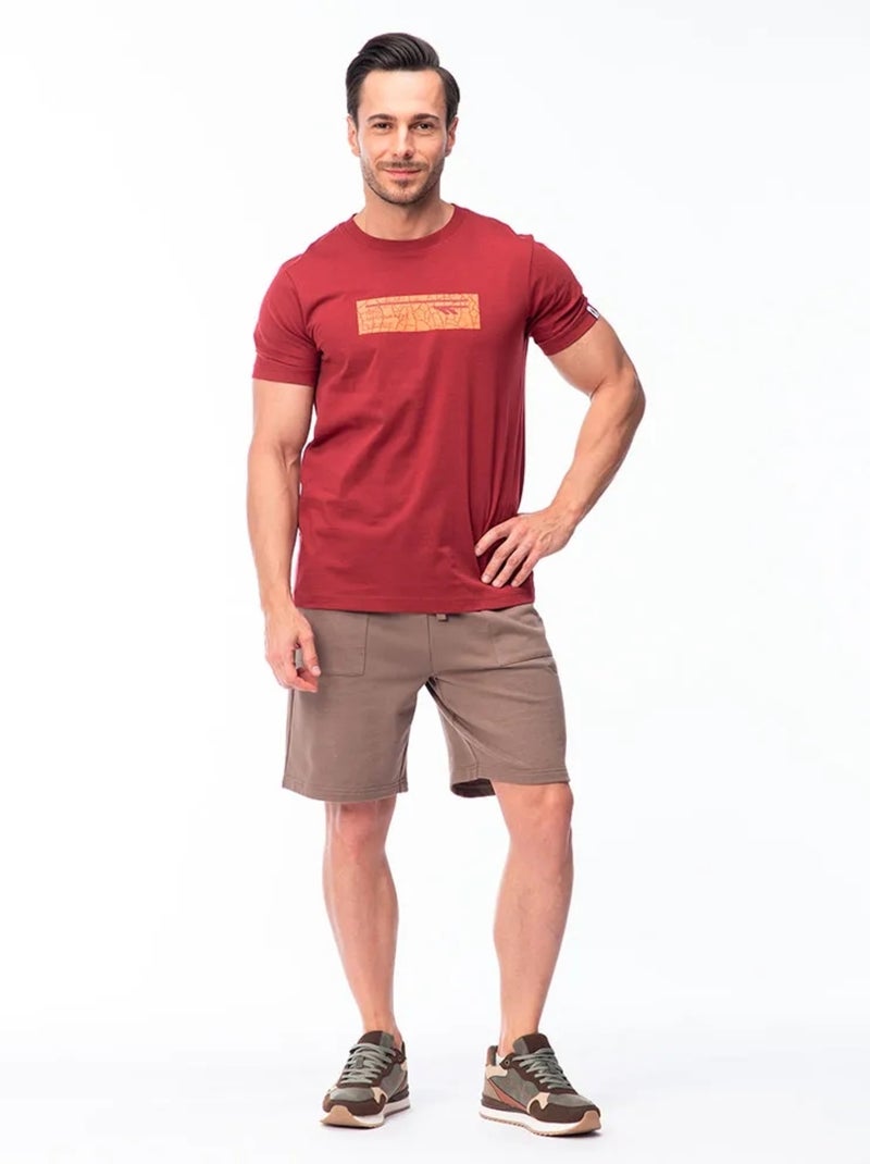 Hi-Tec - T-shirt HAMILONI Bordeaux - Kiabi