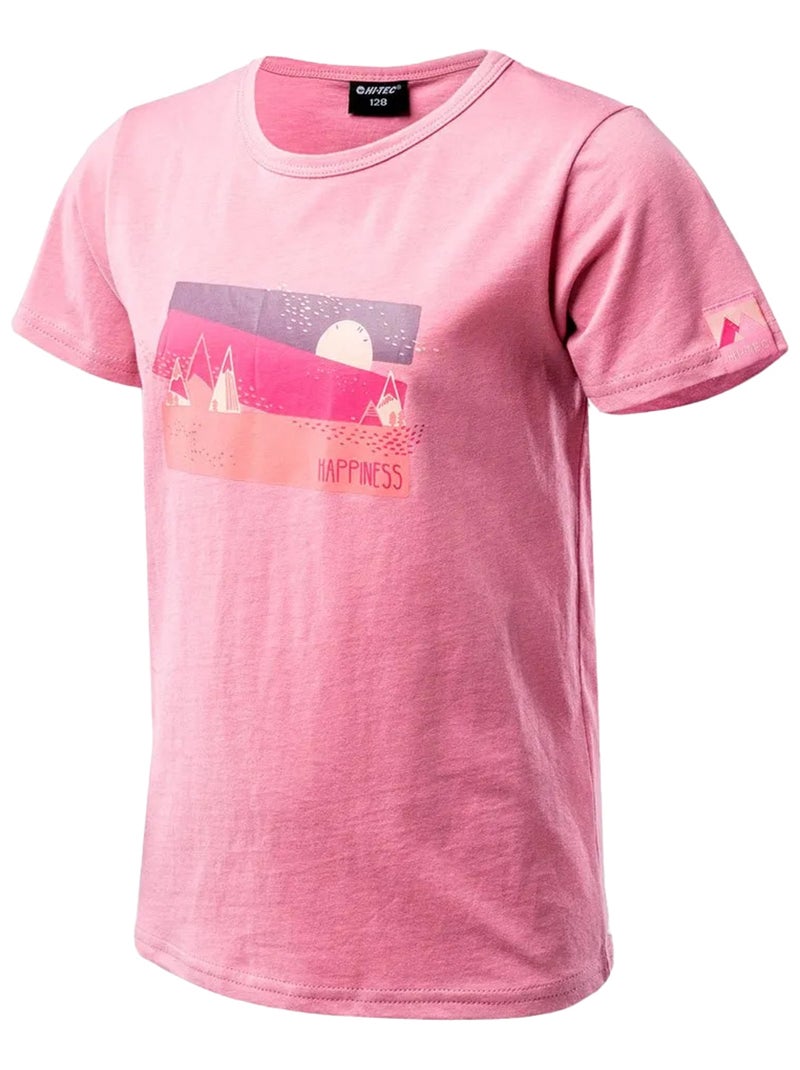 Hi-Tec - T-shirt manches courtes NELA Mauve - Kiabi
