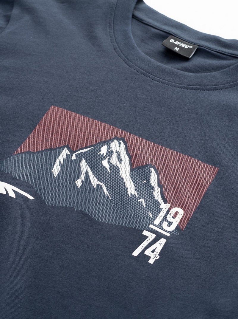 Hi-Tec - T-shirt manches courtes RAWAL Bleu foncé - Kiabi