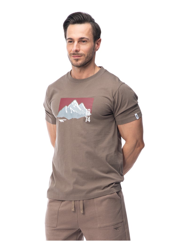 Hi-Tec - T-shirt manches courtes RAWAL Marron - Kiabi