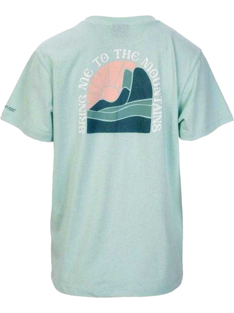 Hi-Tec - T-shirt motif/style imprimé au dos ELINA Bleu - Kiabi