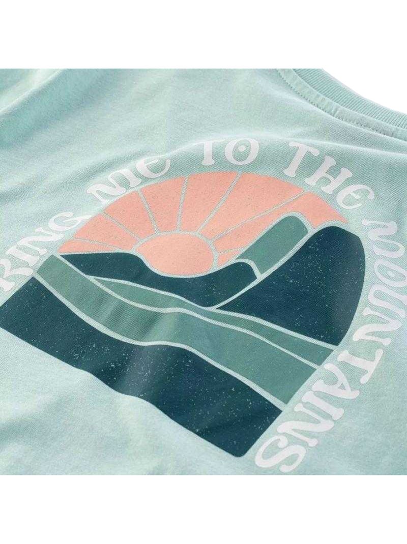 Hi-Tec - T-shirt motif/style imprimé au dos ELINA Bleu - Kiabi