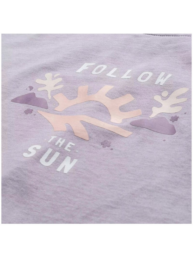 Hi-Tec - T-shirt motif/style Soleil OTUTI Violet clair - Kiabi