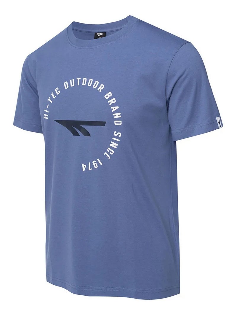 Hi-Tec - T-shirt OLEN Bleu méditerranée - Kiabi