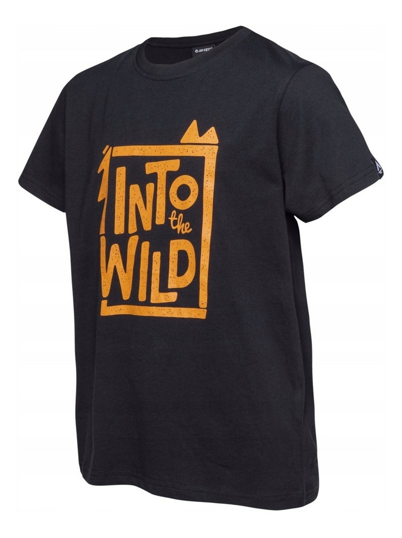 Hi-Tec - T-shirt TERIN Noir Orange clair - Kiabi