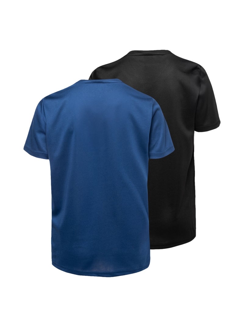 Hi-Tec - T-shirts manches courtes JODIN Noir Bleu marine - Kiabi