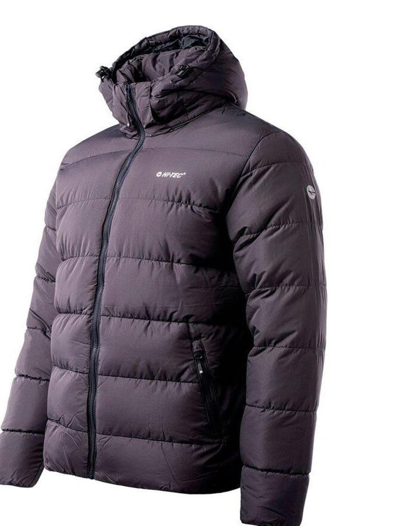 Hi-Tec - Veste motif/style matelassé SOLFIN gris anthracite - Kiabi