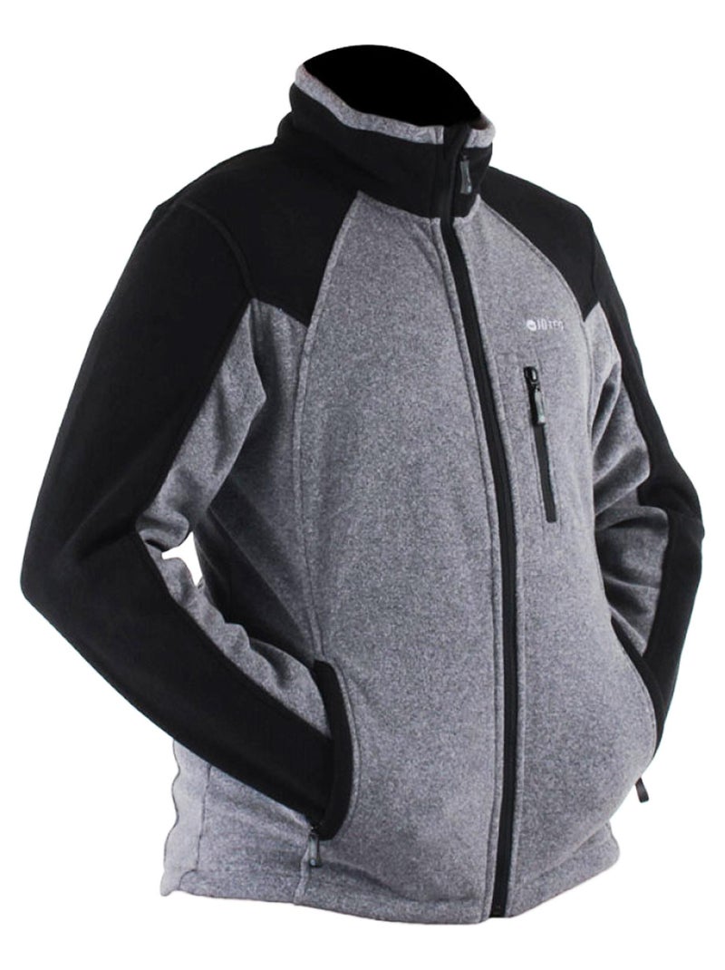 Hi-Tec - Veste polaire MONAR Gris Noir Noir - Kiabi