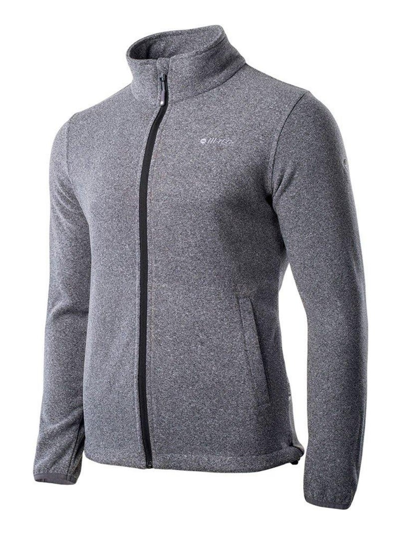 Hi-Tec - Veste polaire motif/style logo HENIS Gris chiné - Kiabi