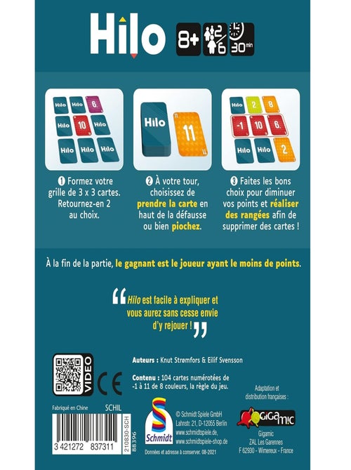 HILO jeu d'ambiance - Kiabi