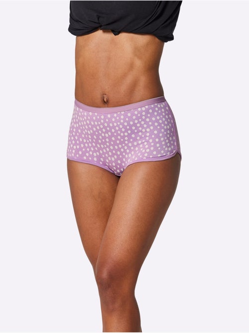 Hipster Jersey Fin - Taille Standard - Witt - Lot de 3 - Kiabi