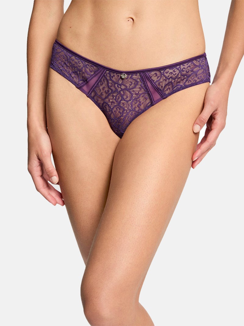 Hipster LOUNA - Morgan Lingerie Violet - Kiabi
