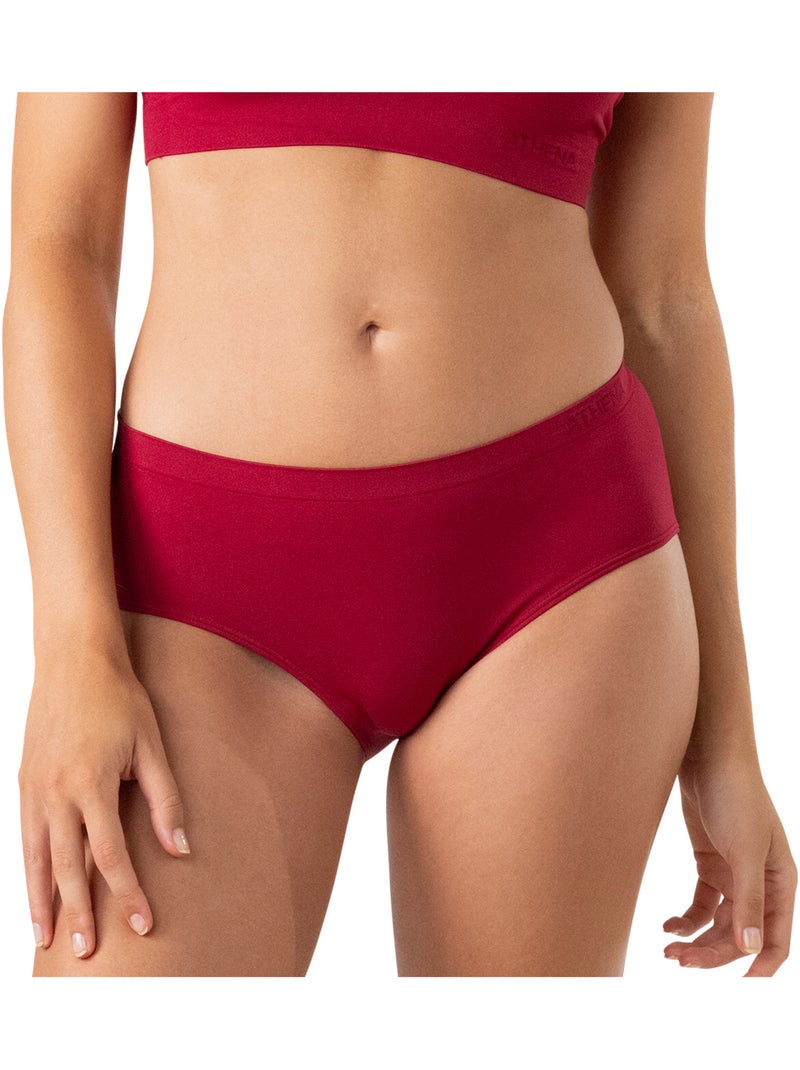 Hipster sans coutures femme My Petit Prix Athena Rouge - Kiabi