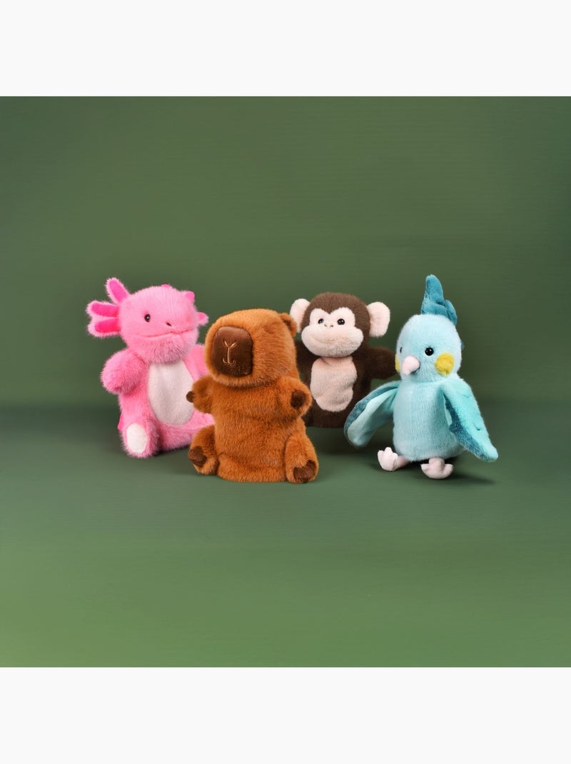 Histoire d'ours - marionnette peluche podcoll mario capybara Orange - Kiabi