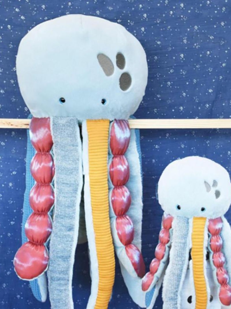 Histoire d'Ours - Peluche géante Bleu - Kiabi