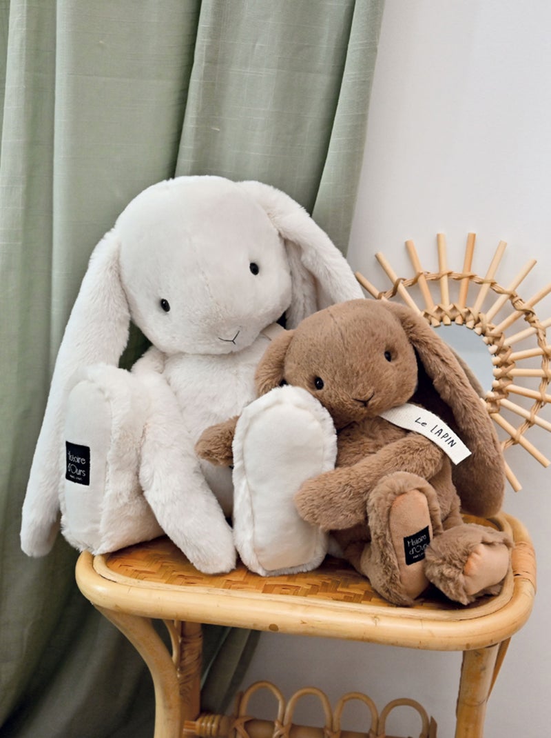 Histoire d'Ours - Peluche Lapin Blanc - Kiabi