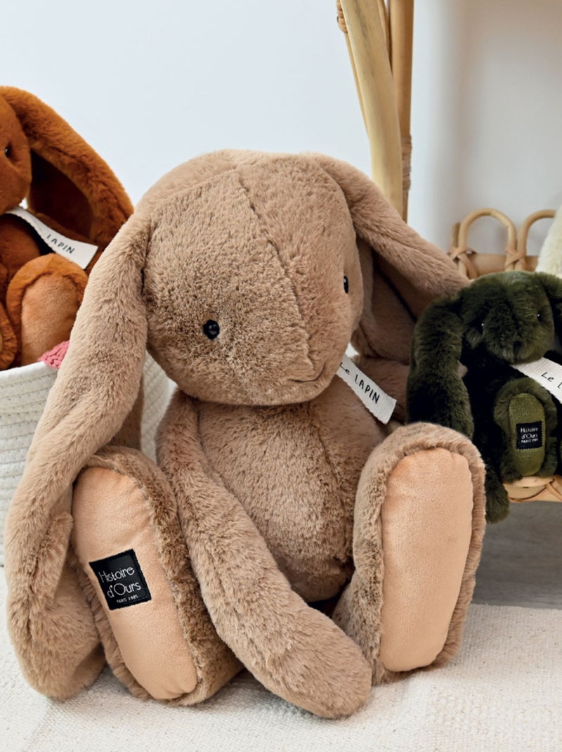 Histoire d'Ours - Peluche Lapin Orange - Kiabi