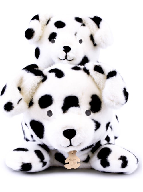 Histoire d'ours - peluche les p'tits relax chien dalmatien - Kiabi