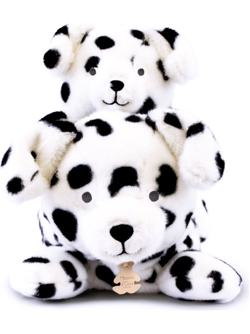 Histoire d'ours - peluche les p'tits relax chien dalmatien Blanc - Kiabi
