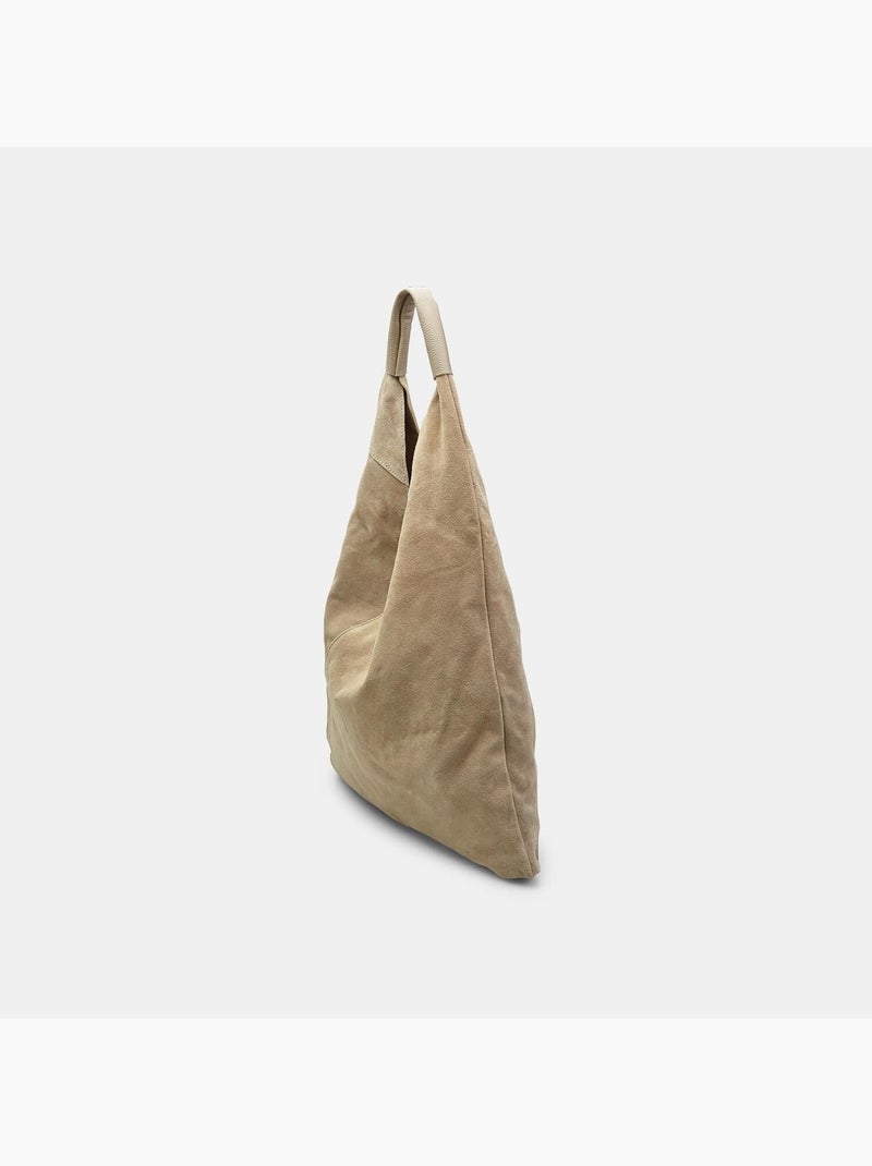 Hobo en daim Beige - Kiabi