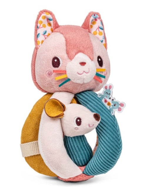 Hochet à poignées Jeanne le chat - Kiabi