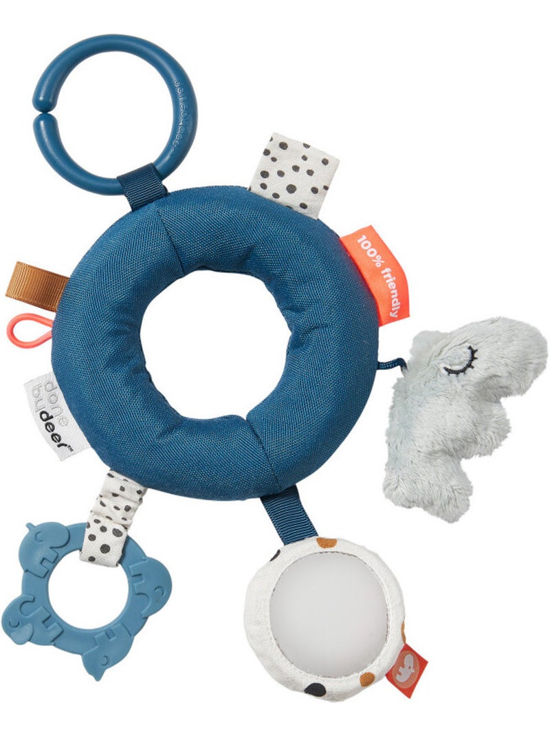 Hochet anneau d'activités Deer friends Bleu - Kiabi