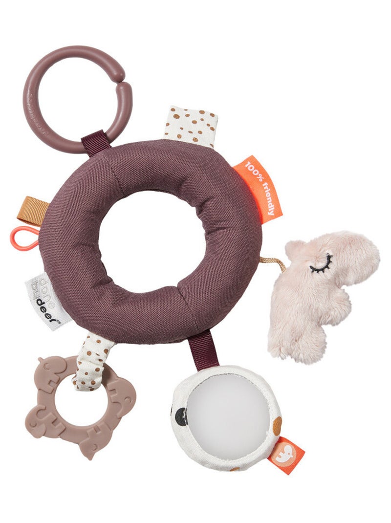 Hochet anneau d'activités Deer friends Rose - Kiabi