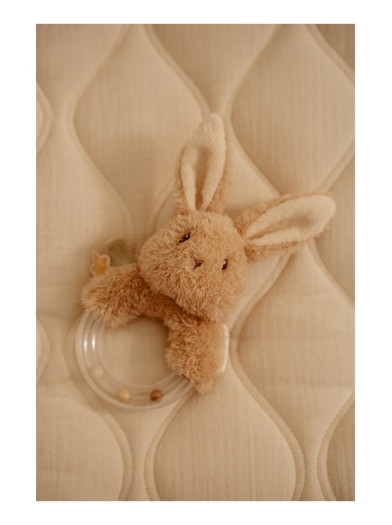 Hochet anneau lapin Newborn Marron - Kiabi