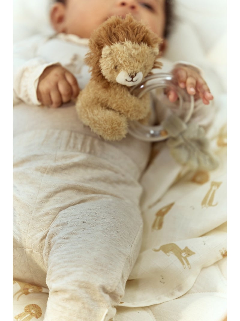 Hochet anneau lion Safari Friends Marron - Kiabi