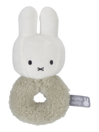 Hochet Anneau Miffy avec grelot - Fluffy  - 16cm
