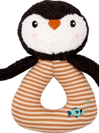 Hochet anneau pingouin Little Wonder