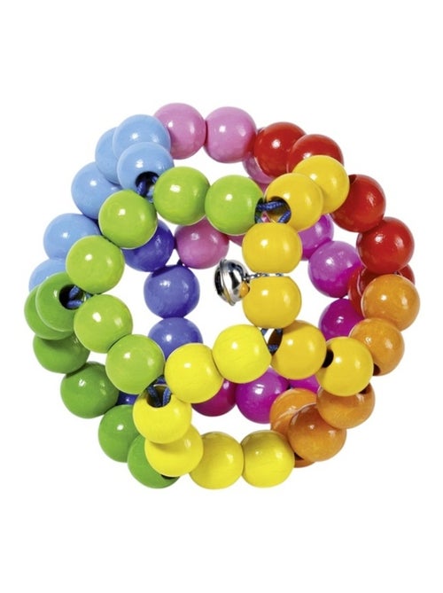 Hochet balle arc-en-ciel flexible - Kiabi