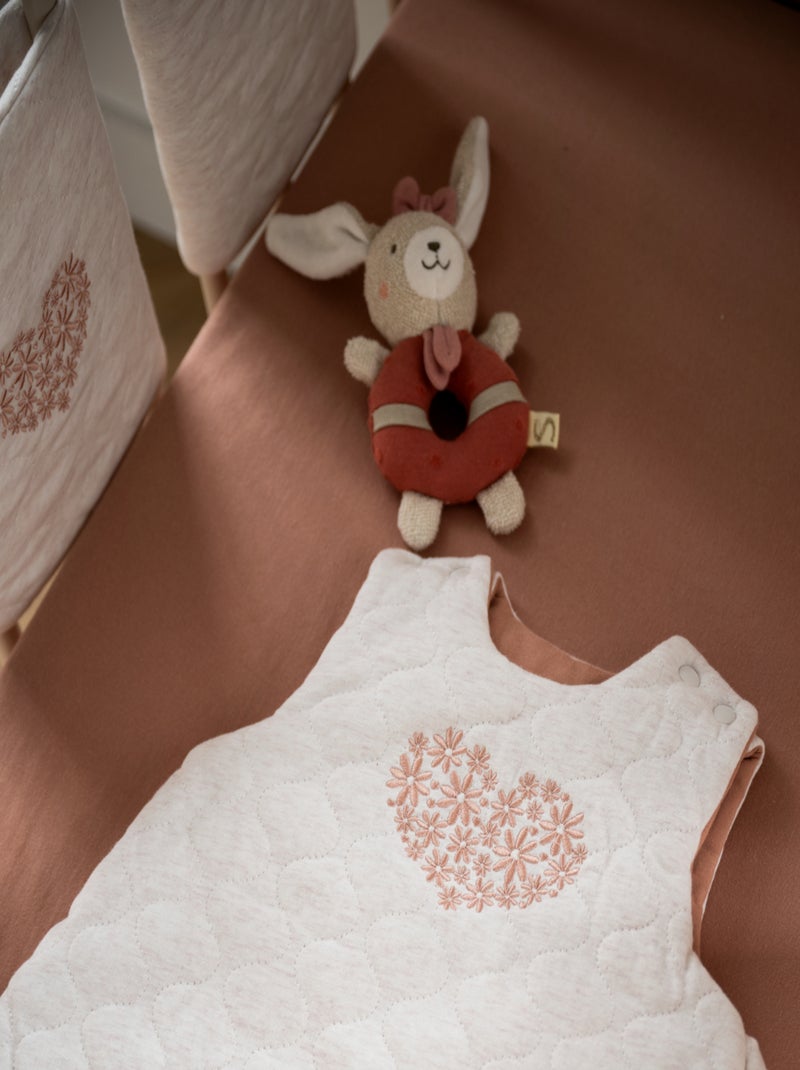 Hochet bébé en coton bio - Rose - Kiabi