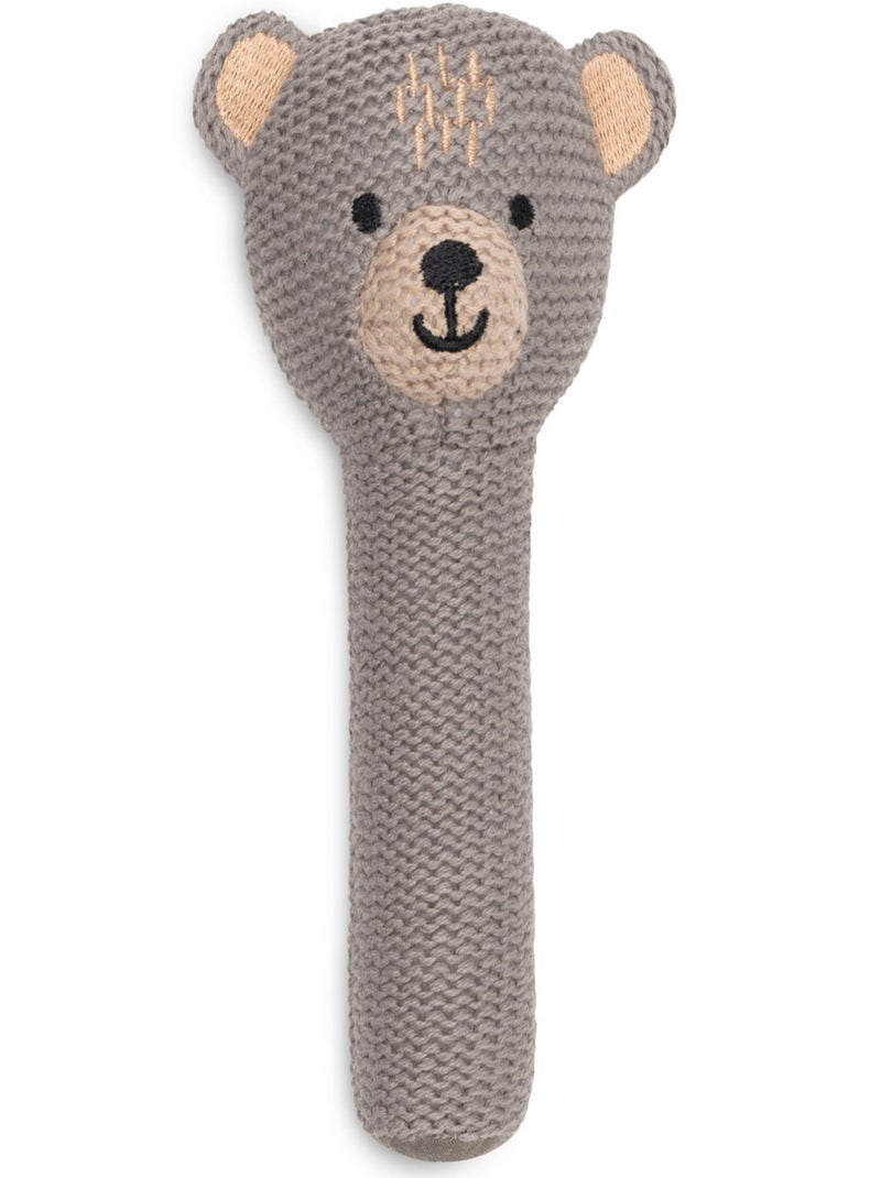 Hochet bébé en coton Gris - Kiabi