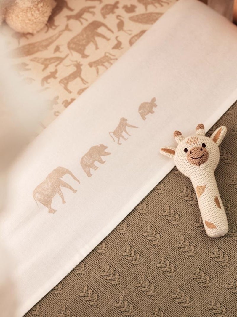 Hochet bébé en coton Jollein Blanc - Kiabi