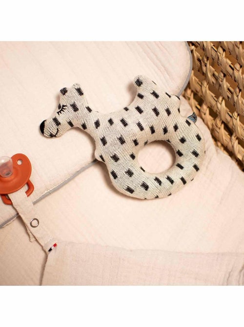 Hochet bébé en coton tricoté , Chien Scotty SEVIRA KIDS - Kiabi