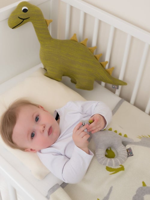 Hochet bébé en coton tricoté, Dinosaure SEVIRA KIDS - Kiabi
