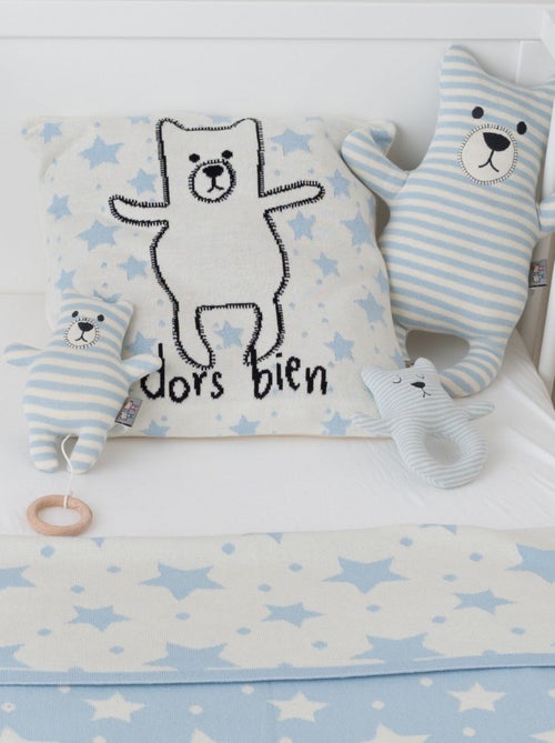 Hochet bébé en coton tricoté, Ourson SEVIRA KIDS - Kiabi