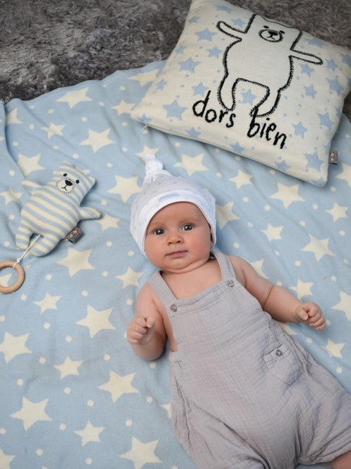 Hochet bébé en coton tricoté, Ourson SEVIRA KIDS - Kiabi