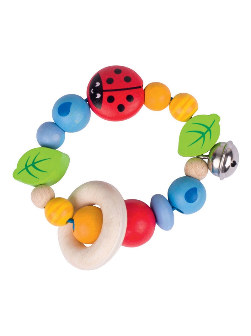 Hochet bois flexible Coccinelle Multicolore - Kiabi