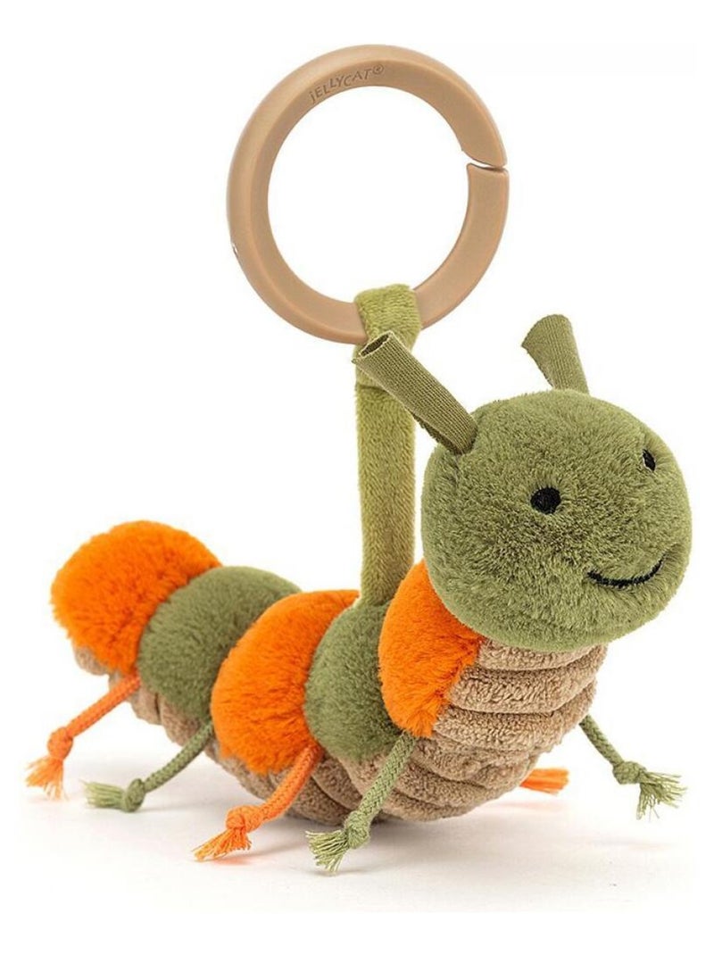 Hochet chenille Christopher Little - l = 16 x H = 8 cm N/A - Kiabi