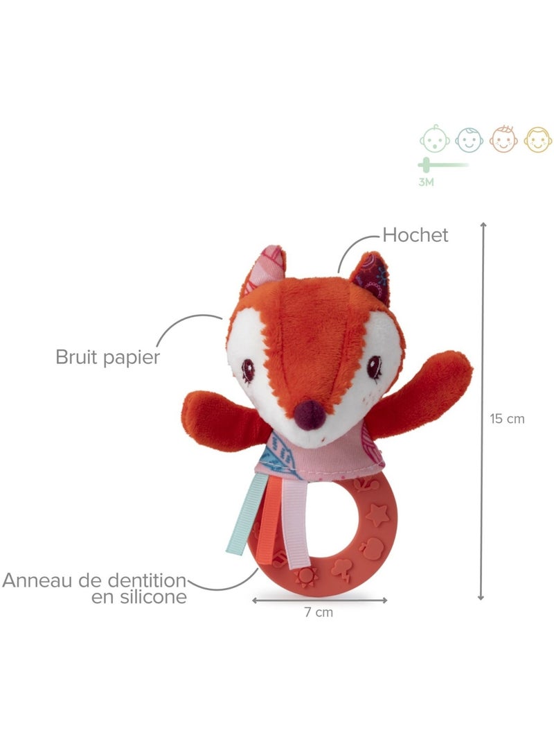 Hochet de dentition - alice Orange - Kiabi