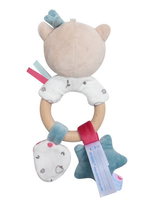 HOCHET D'EVEIL CHAT VELOURS DOUX - Kiabi