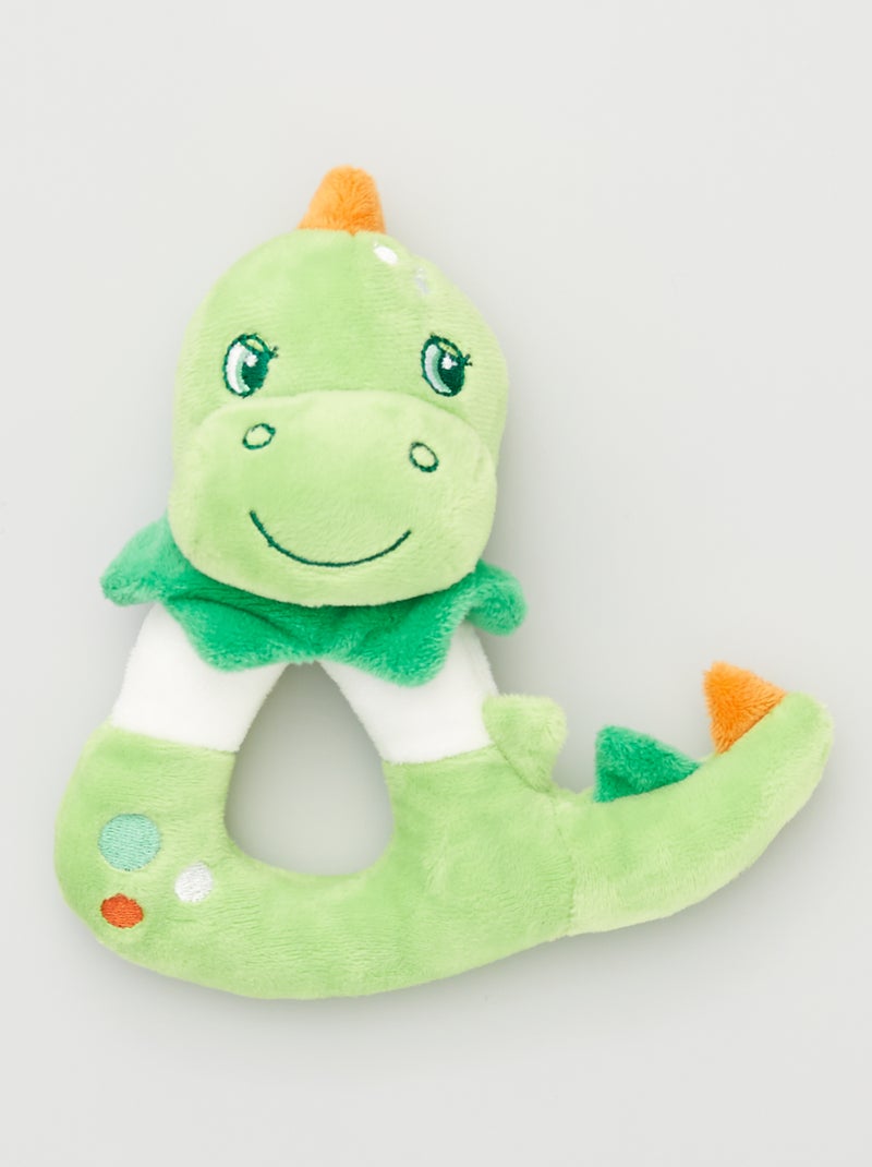 Hochet dinosaure vert - Kiabi