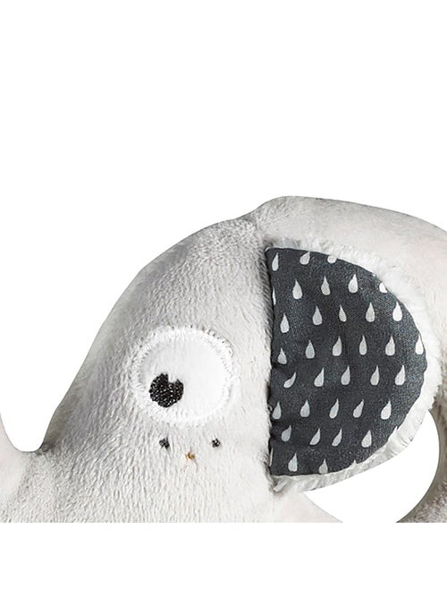 Hochet Eléphant en velours gris - SAUTHON - Kiabi