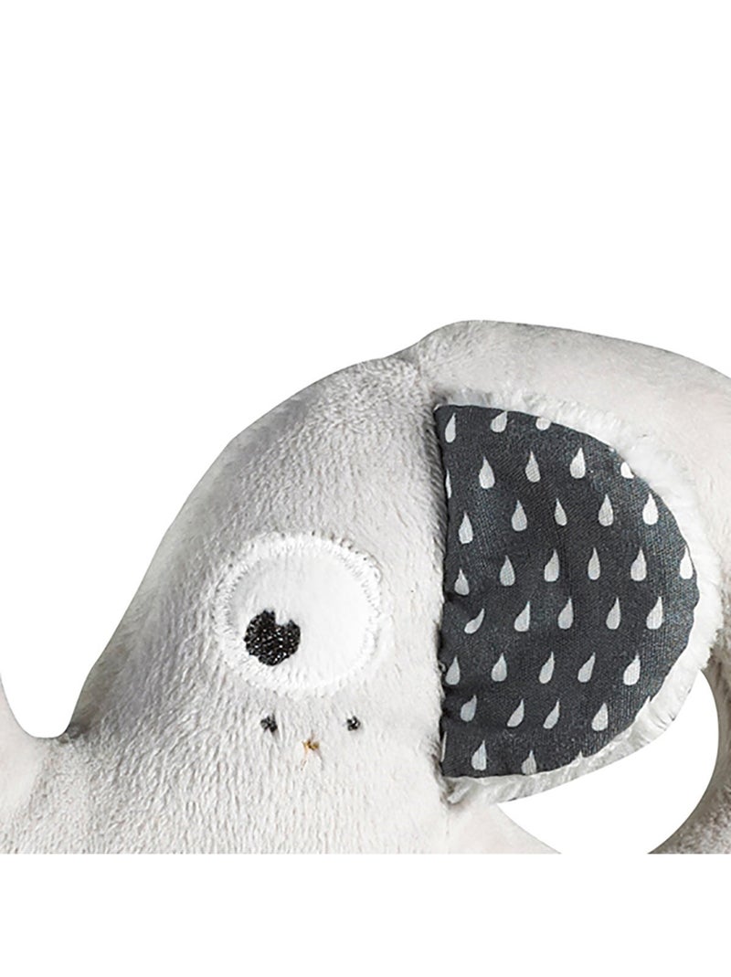 Hochet Eléphant en velours gris - SAUTHON Gris - Kiabi
