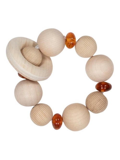 Hochet en bois et ambre - Kiabi